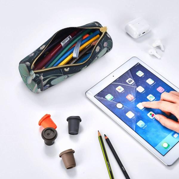 Butterfly Pencil Case for Women Pen Pouch Cylinder Small Carrying  Zipper Simple Durable Lightweight for Storage Bag