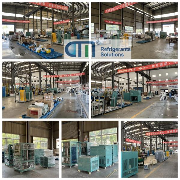 ATEX машина для восстановления хладагента цена взрывостойкая R290 R600a машина для перезарядки хладагента