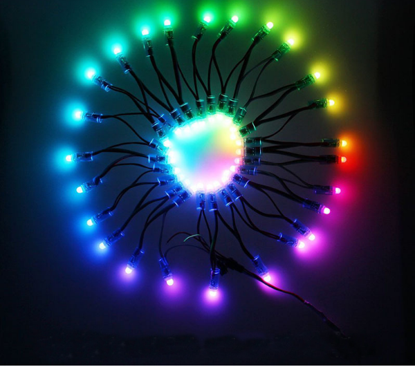 пиксел Programmable Rgb фасоли 1903 12mm Rgb чуда 12mm привел света рождества свет приведенный Rgb пиксела Ws2811 1903 привел модули