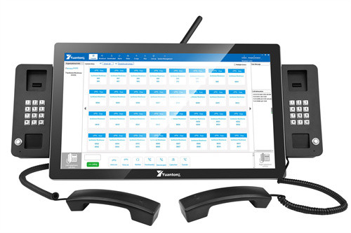 Центр управления оператора телефонной системы и консоли глоточка IP PBX