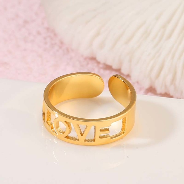 Trendy Women Jewelry Customized 14K Gold Plated Rings Design for Women