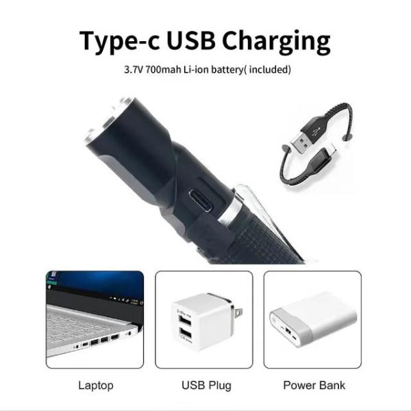 5.0V/2.4A USB Cell Phone Car Charger with LED Flashlight Portable and DC Power Supply