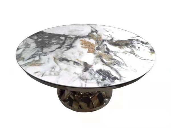 Living Room Furniture Furniture Round Table Dining Table Set Marble Dining Table and 4 Chairs