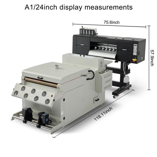 A1 DTF принтер 4 головы Машина с высокоскоростной печатью и автоматической работой
