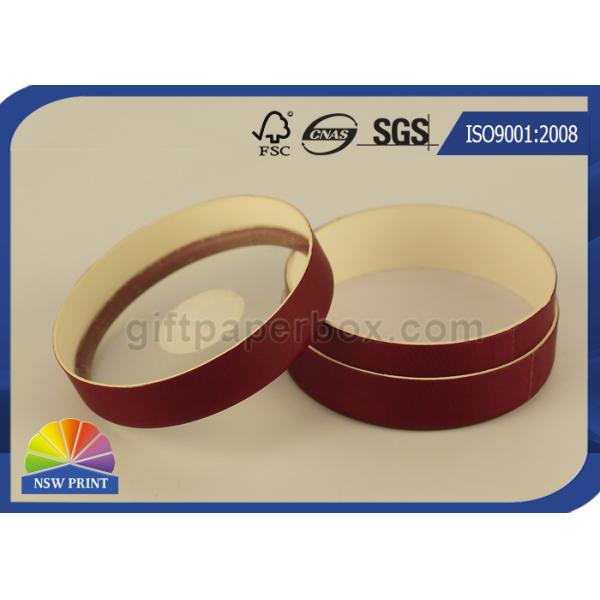 PVC Window Cylinder Paper Packaging Tube Round Recyclable Eco - Friendly