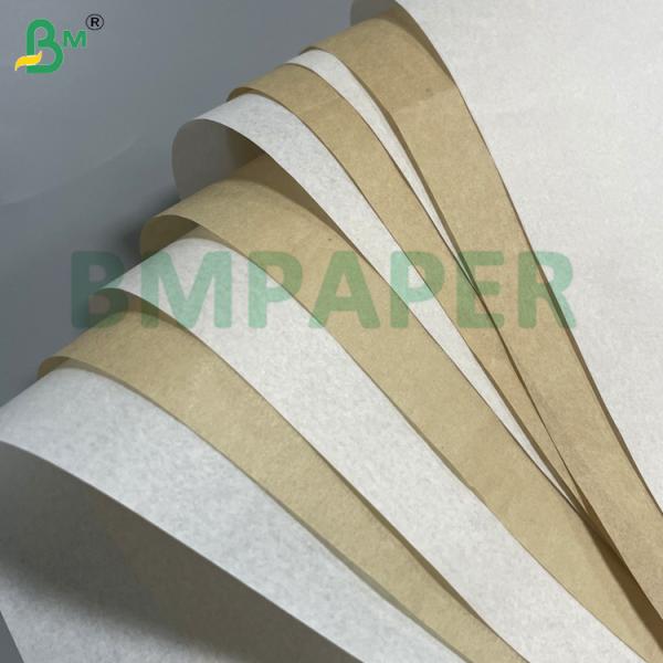 Brown White Natural Compostable Greaseproof Paper 45gsm For Wrap Liner Hot Dogs Packing Brown White Natural Compostable Greaseproof Paper 45gsm For Wrap Liner Hot Dogs Packing