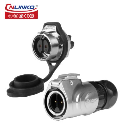 Cnlinko Connector Manufacturer LP-16-2 Pin Metal Wiring Screw Waterproof Aviation Plug Waterproof Connector Ip68