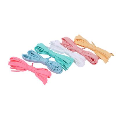 Calçados de poliéster cordões de sapatos 1 cm largura cordões de sapatos coloridos