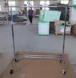 Heavy Duty Clothing Rack Portable Garment Rack With Extendable Hanging Rail