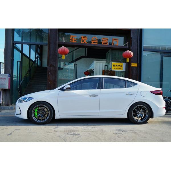 4-поршневой гоночный суппорт Hyudnai большой тормозной комплект 330*28 мм высокоуглеродистый дисковый гоночный и тормозной колодки для ELANTRA 17-дюймовый обод