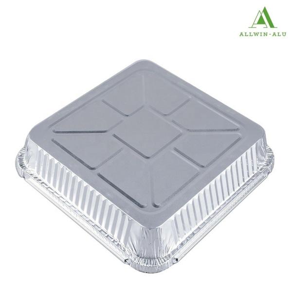 Customized Request Accepted 1350ml Disposable Aluminum Foil Container for Food Packaging