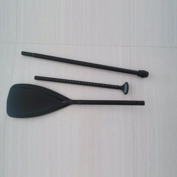 Pá de alumínio da ressaca do Sup, pá ajustável do Sup da fibra do carbono do eixo 3 partes