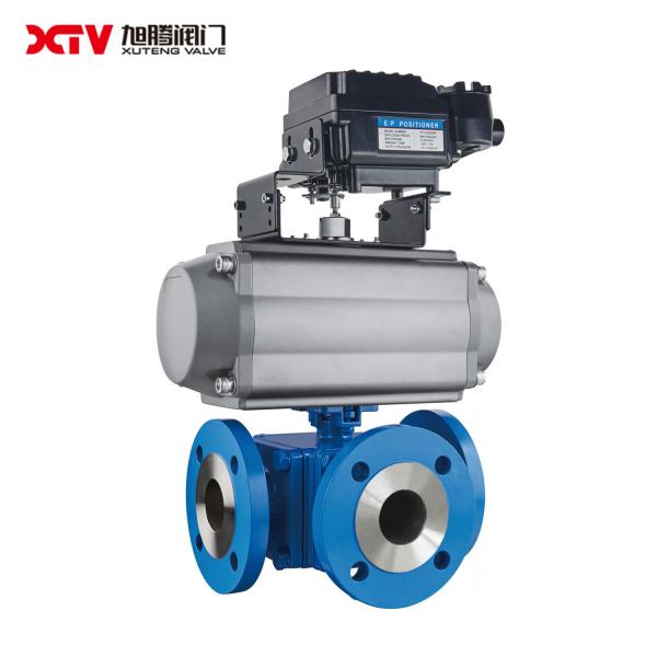 High Platform ANSI T Type Square Three-Way Ball Valve 300LB for Pn16-Pn25 Pressure