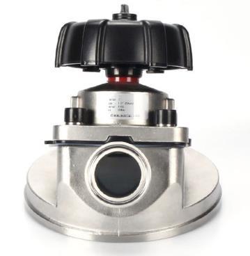 SS316L Sanitary Diaphragm Valve / DN25-DN50 2 Inch Diaphragm Valve