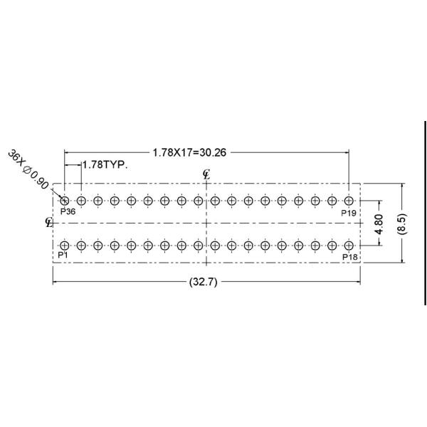 L13H003-0 1000 Base - T Dual Ports LAN Filter Transformer 12 PIN DIP