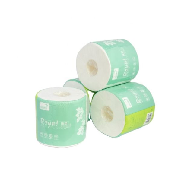 Premium Quality Soft Toilet Paper Roll Manufacturer's Cute Bamboo Pulp Sanitary Tissue