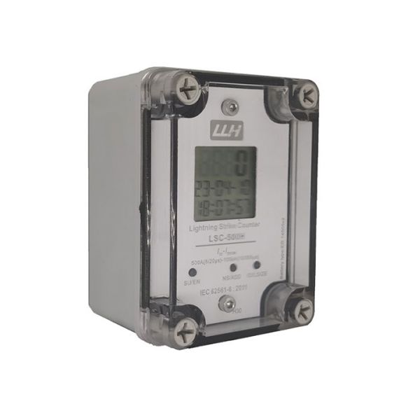 Digital Lightning Strike Counter 0-9999 | IP65 Waterproof, Battery Powered with CE