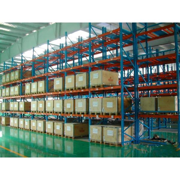 Orange Heavy Duty Storage Racks High Grade Cold Rolled Steel Material