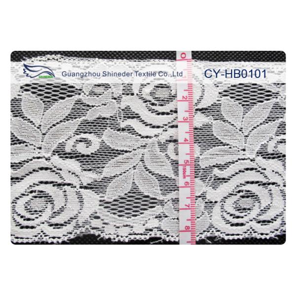 New Design Cotton Nylon Lace , Nylon + Cotton 10cm Width CY-HB0101
