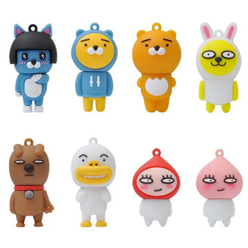 Фабрика Custom OEM Cute 3D Mini Figure Anime Телефон кабель укус игрушки пользование пластиковых ПВХ виниловых игрушек