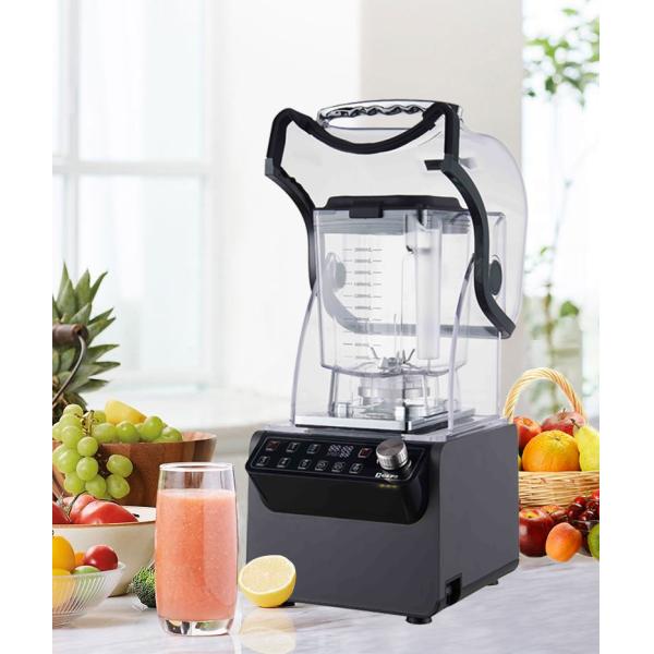 2.5hp Commercial Ice Crush Blender Multifunctional and with 8mm Thick Soundproof Cover