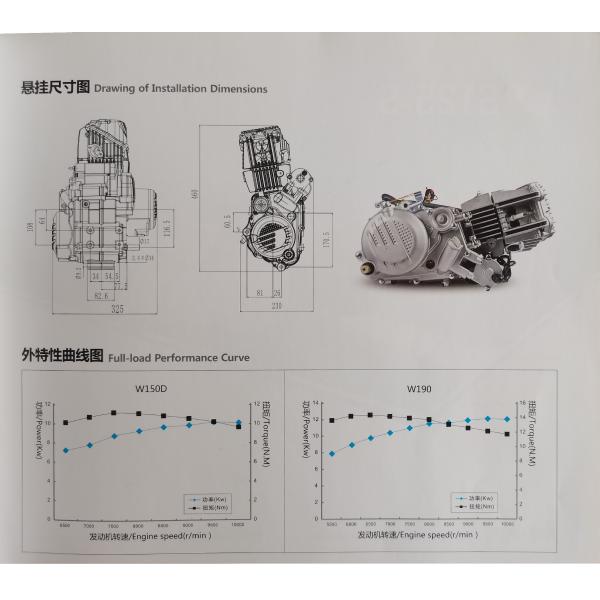 Муфты масла бензиновых двигателей CDI 190CC ход цилиндра 4 горизонтальной крутой электрической ручной одиночный
