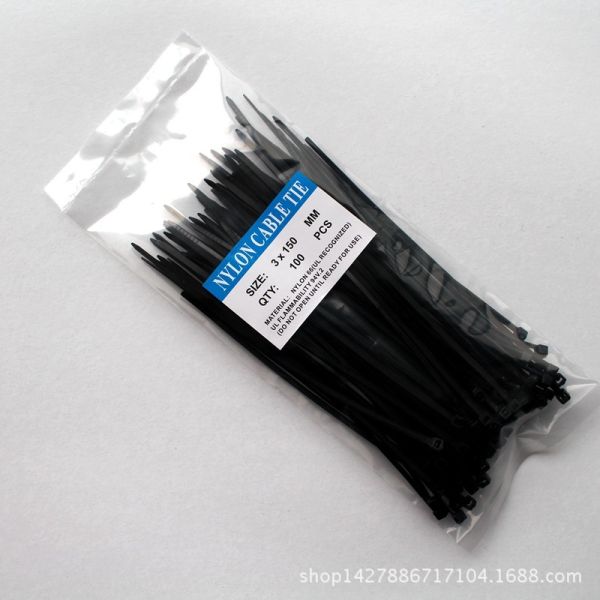 Factory Direct Nylon Cable Ties Multiple Sizes Customizable High Quality Low Price for Industrial Use