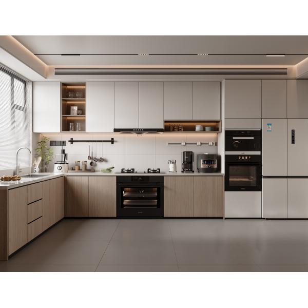 One-Stop Design Villa Apartment Modular Modern Laminate Kitchen Furniture