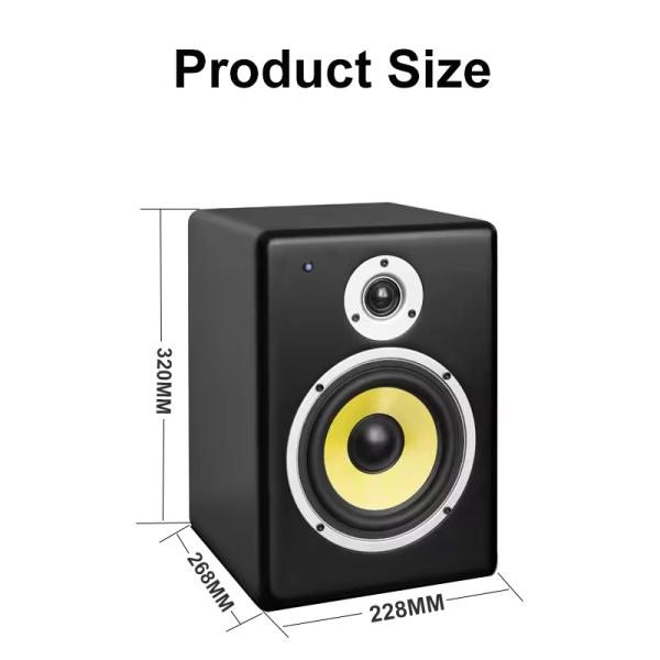 A6 Active Studio Monitor 6.5 Woofer 50W RMS Bi-Amplified