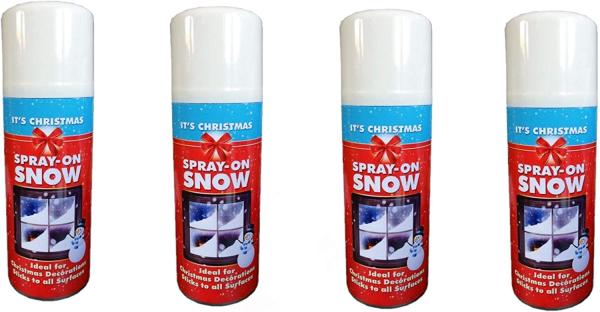 Multiscene Christmas Artificial Spray Snow Odorless Window Spray Snow