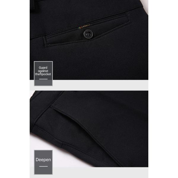 Регулируемые белые чёрные брюки для мужчин весенний сезон обычное фит платье брюки