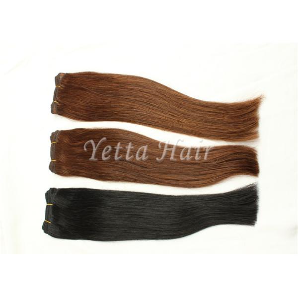 Chocolate Unprocessed Virgin Human Hair Extensions No Nits And No Lice