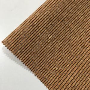 OEM Cork Leather Fabric Hydrolysis Resistant Smooth Tough Flexibility Woven