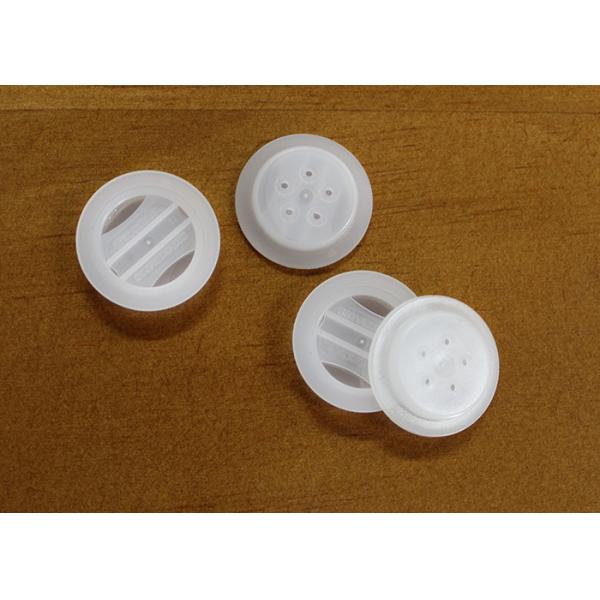 Valve de manière du plastique un de catégorie comestible de PE petite pour l'emballage de cafè moulu