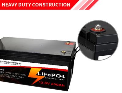 Off Grid Electric Bicycle Battery Pack 12.8V 200AH Built In 200A BMS