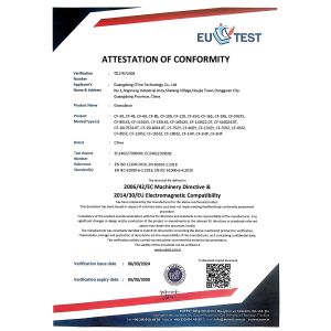 Changfeng Navigation (Dongguan) Technology Co., Ltd. Certifications