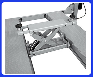 Hydraulic 4 post car lift/ 4 tons four post car lift with electrical secondary jack