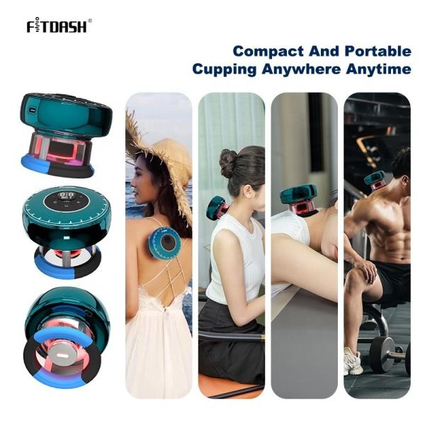 7W Fitdash Negative Pressure Vacuum Multifunctional Massager with 9 Levels EMS Cupping