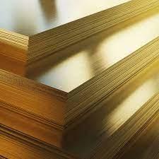Polished Brass Sheet Plate 2500mm Width SGS ISO Certification