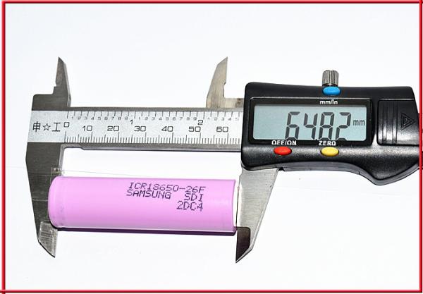 SAM ICR18650 26F 2600mAh 26JM 26J 26H 3.6V 18650 2600mAh lithium battery 510 thread battery
