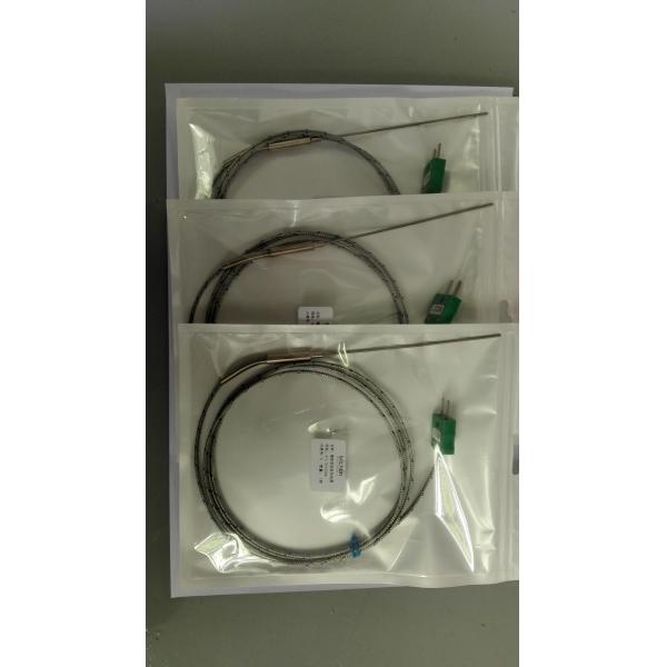 Thermal profile PFA high temperature stand omega k type thermocouple green connector with plug for industrial use