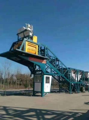 Subway Batching Equipment For Concrete , 61KW Temporary Concrete Batch Plant