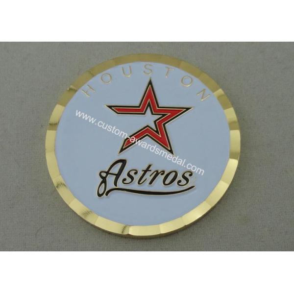 1.5 Inch USA Personalized Coins By Brass Die Struct With Soft enamel