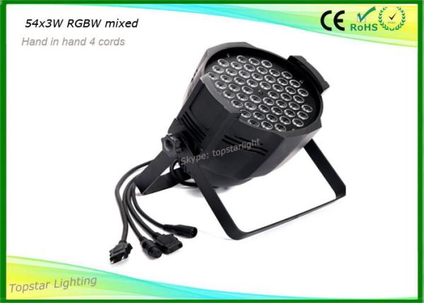 High Bright Indoor Par Led Lamp RGBW Black Cast Aluminum House CE RoHs