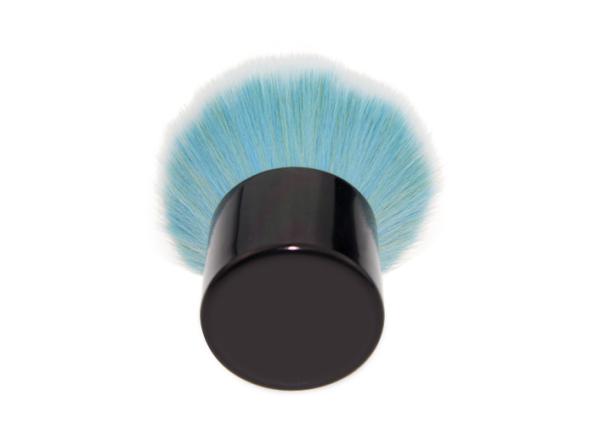Blue Cute Mushroom Foundation Kabuki Brush Face Cleaning Makeup Brushes