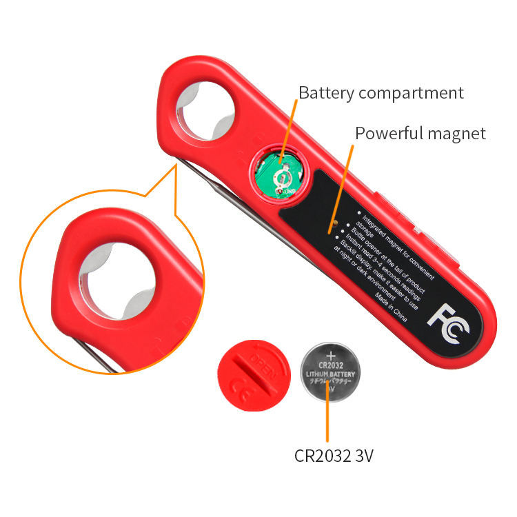 DTH-162A -50 To 300℃ Digital Instant Read Meat Thermometer with Stainless Steel Probe for Kitchen Cooking Candy Grill BBQ Thermometer