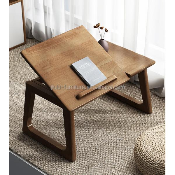 Customize Wooden Side Table for Learning and Living Room Furniture without Folded in Natural Color