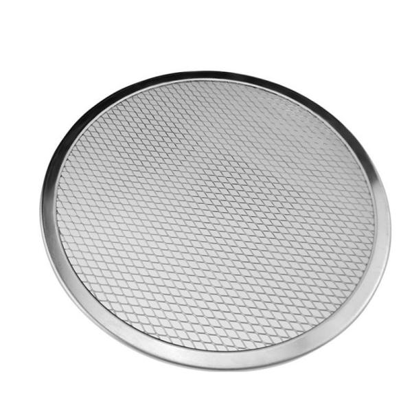 Food Grade Wire Mesh Filter Disc , Stainless Steel / Aluminum Pizza Screen