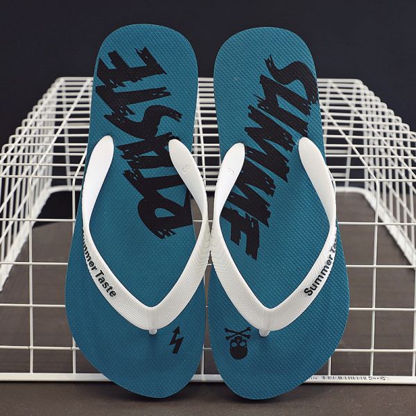 Sandales de plage d'été pour hommes avec motifs antidérapants en forme de grains de riz