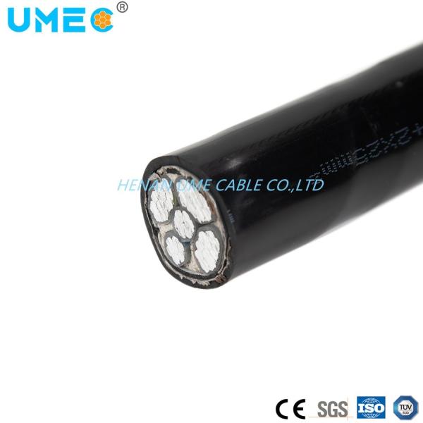 Cabos de alimentação subterrâneos blindados de 2 núcleos Na2xby Cu/Al XLPE/PVC para transmissão de energia